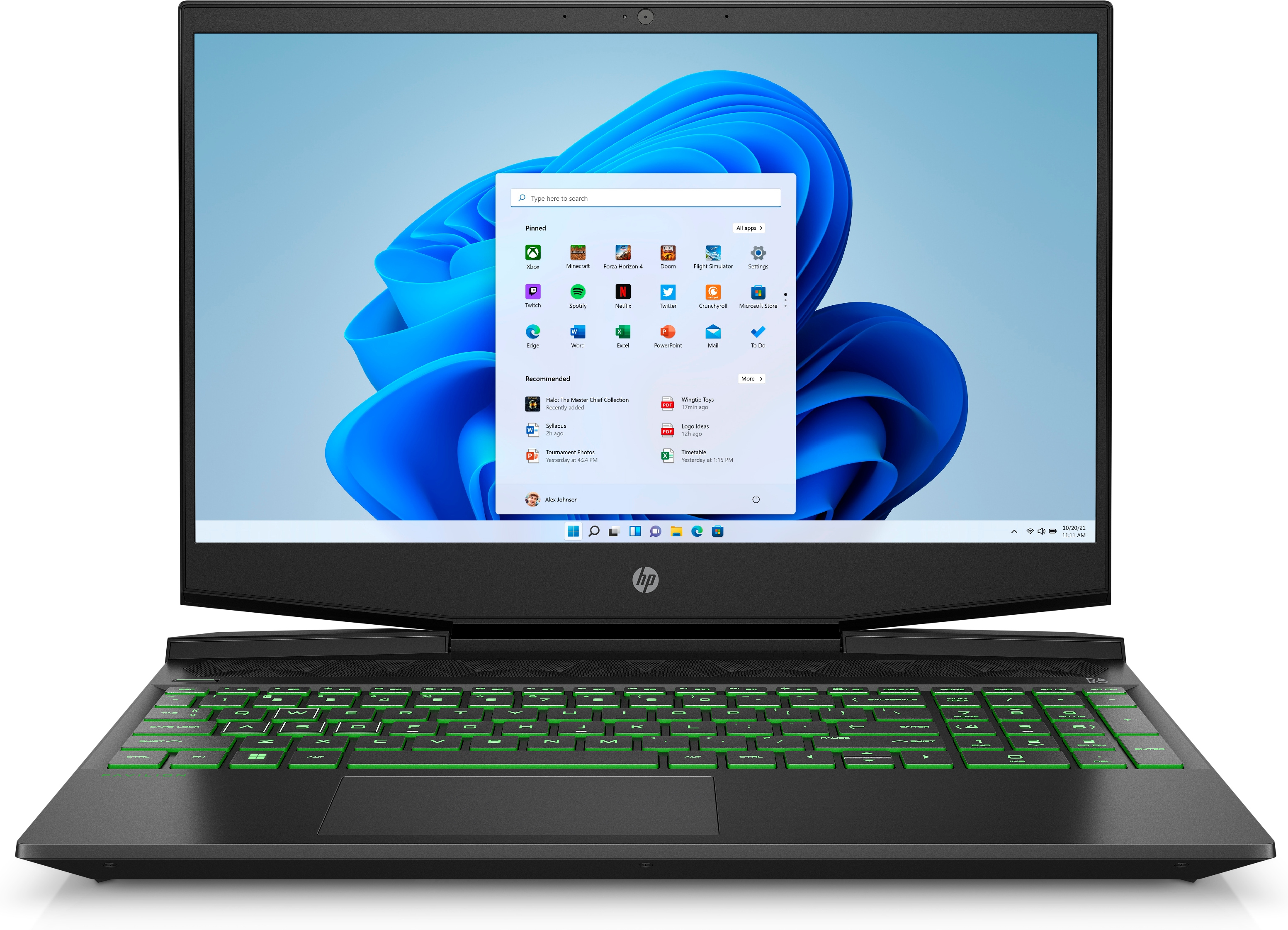 HP Pavilion Gaming 15-dk2060na Intel® Core™ i5 i5-11300H Laptop 39.6 cm (15.6″) Full HD 8 GB DDR4-SDRAM 512 GB SSD NVIDIA® GeForce® GTX 1650 Wi-Fi 6 (802.11ax) Windows 11 Home Black image 1