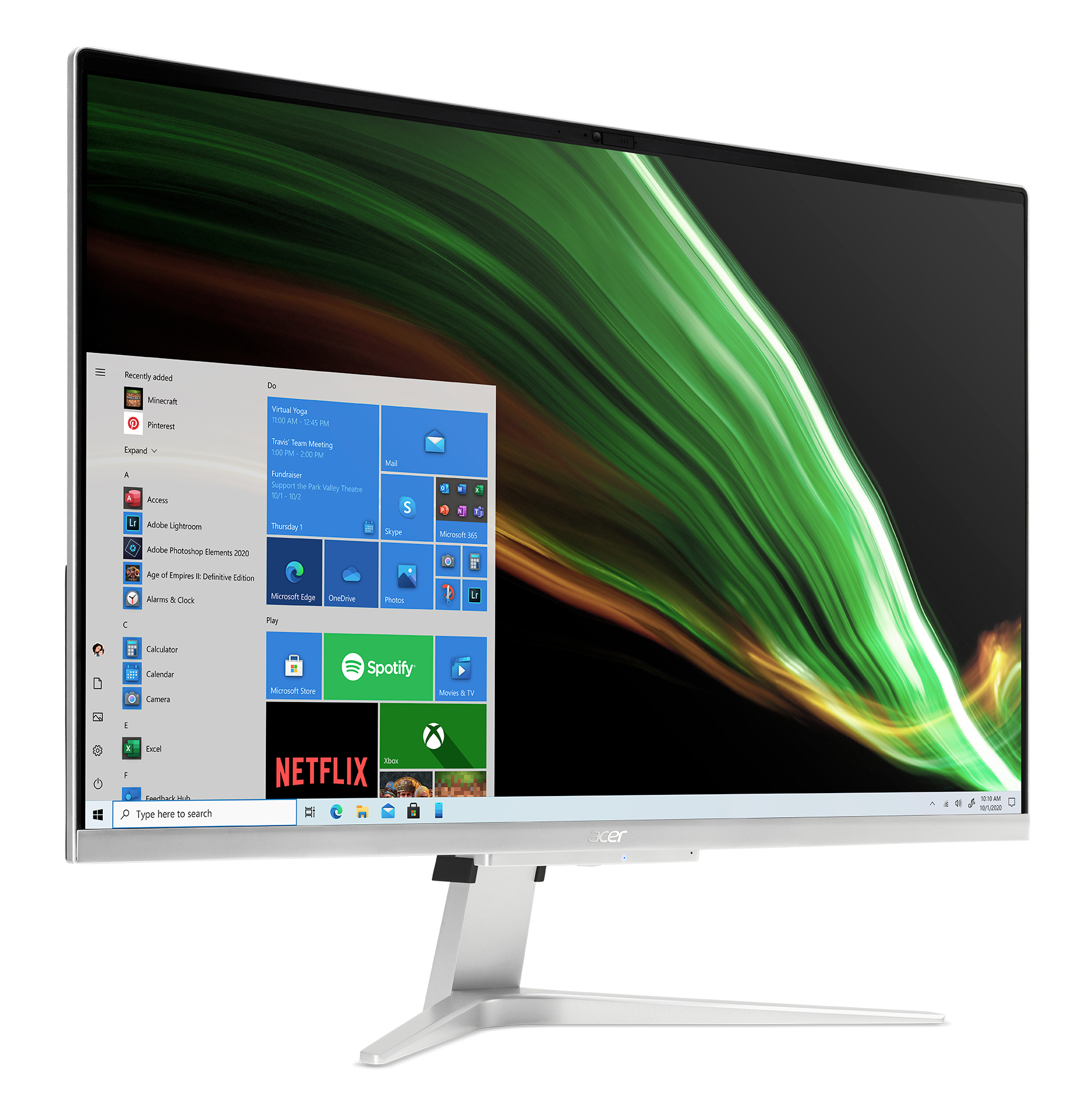 Acer Aspire C27-1655 I76101 NL Intel® Core™ i7 i7-1165G7 68.6 cm (27″) 1920 x 1080 pixels All-in-One PC 16 GB DDR4-SDRAM 512 GB SSD NVIDIA GeForce MX330 Windows 11 Home Wi-Fi 6 (802.11ax) Black, Silver image 3