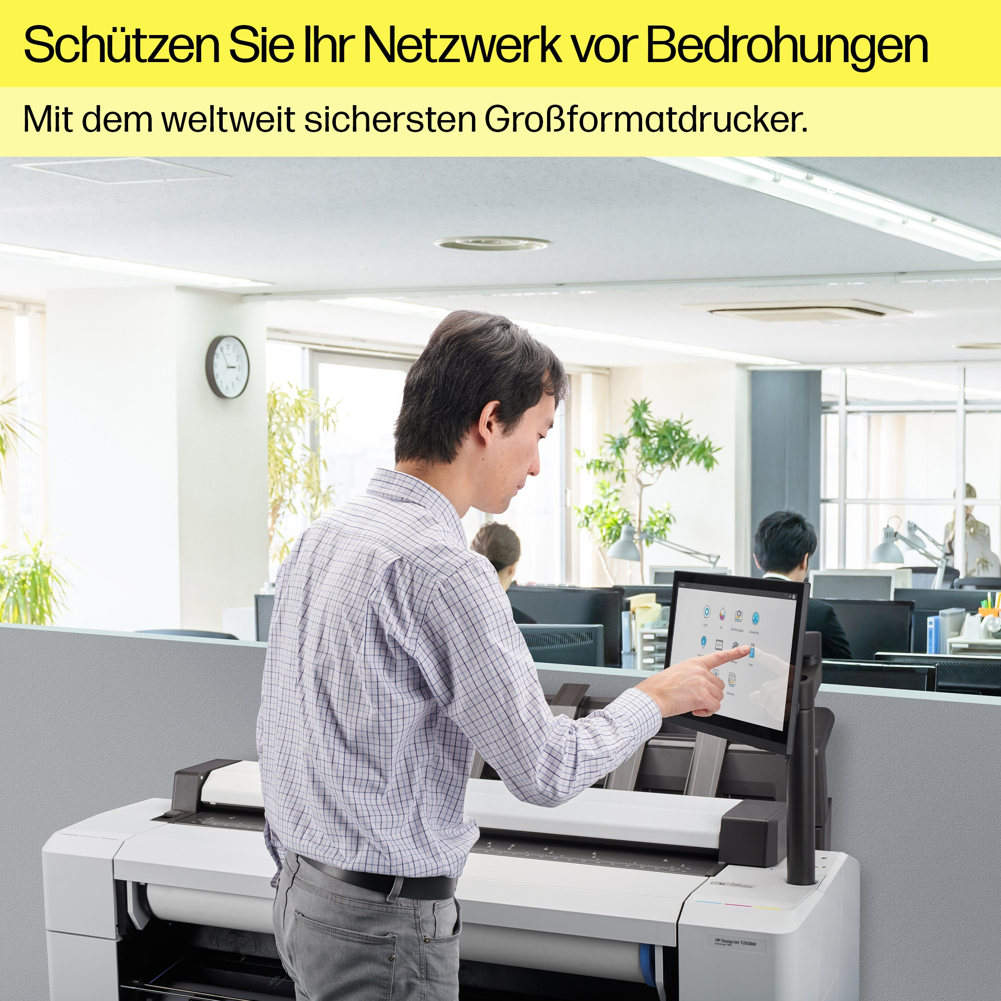 HP DesignJet T1600PS 36" PostScript Großformatdrucker Schwarz, Weiß