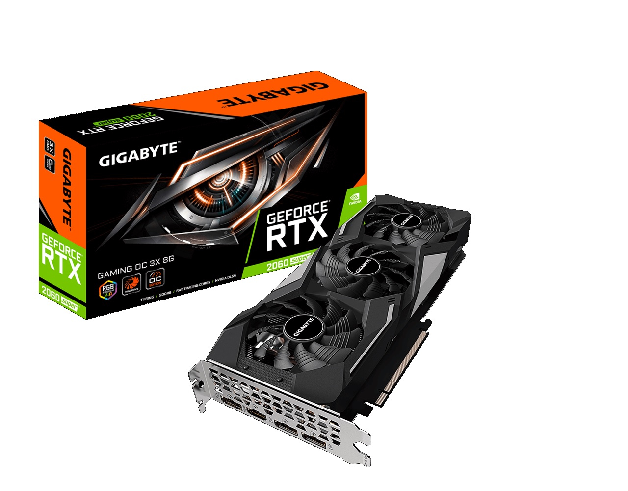 GIGABYTE GAMING GV-N206SGAMINGOC-8GD graphics card NVIDIA GeForce RTX 2060 SUPER – image 6