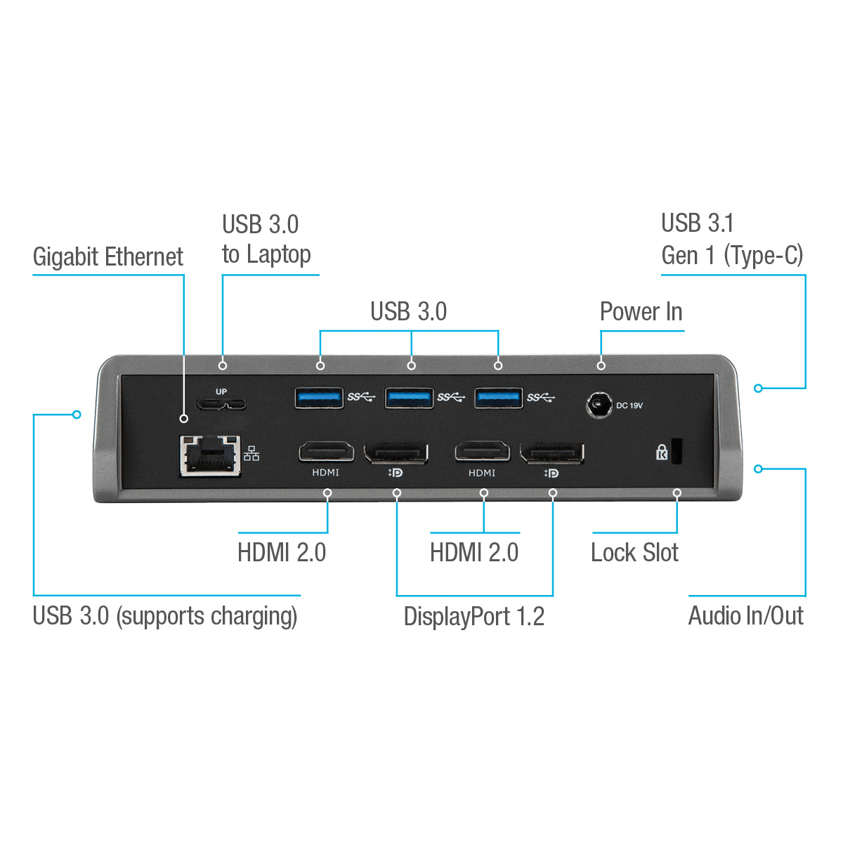 Targus DV4K Wired Black, Grey – image 6