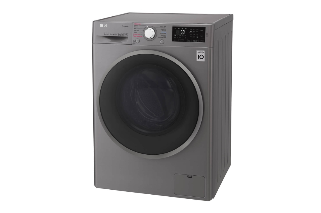 LG FWJ685SS washer dryer Freestanding Front-load Stainless steel – image 2
