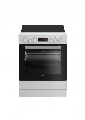Beko FSE67300WCS cooker Freestanding cooker Electric Ceramic hob White