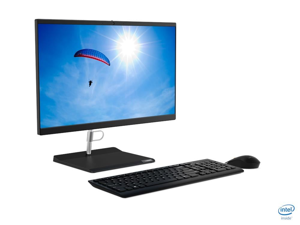 Lenovo V50a-22IMB AIO Intel® Core™ i5 i5-10400T 54.6 cm (21.5″) 1920 x 1080 pixels All-in-One PC 8 GB DDR4-SDRAM 1 TB HDD Windows 10 Pro Wi-Fi 5 (802.11ac) Black image 1