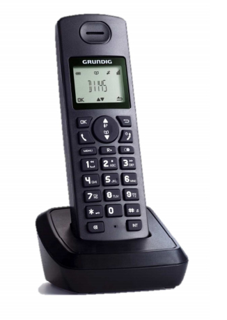 Grundig D1145 DECT telephone Caller ID Black – image 3