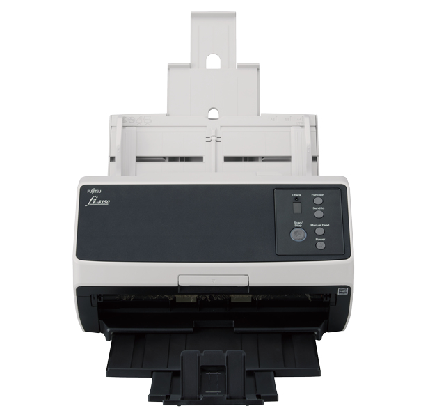 Fujitsu FI-8150 ADF + scanner med manuell matning 600 x 600 DPI A4 Svart, Grå