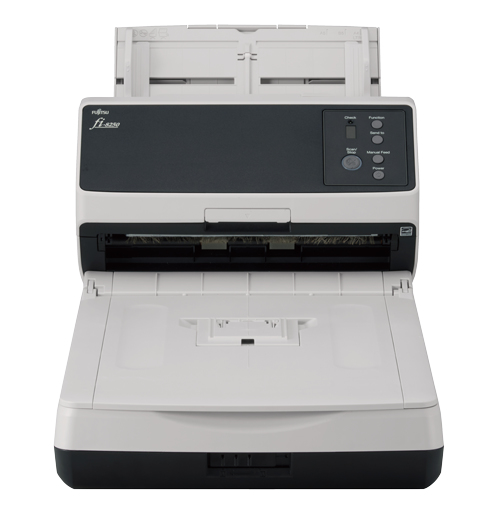 Fujitsu fi-8250 ADF + scanner med manuell matning 600 x 600 DPI A4 Svart, Grå