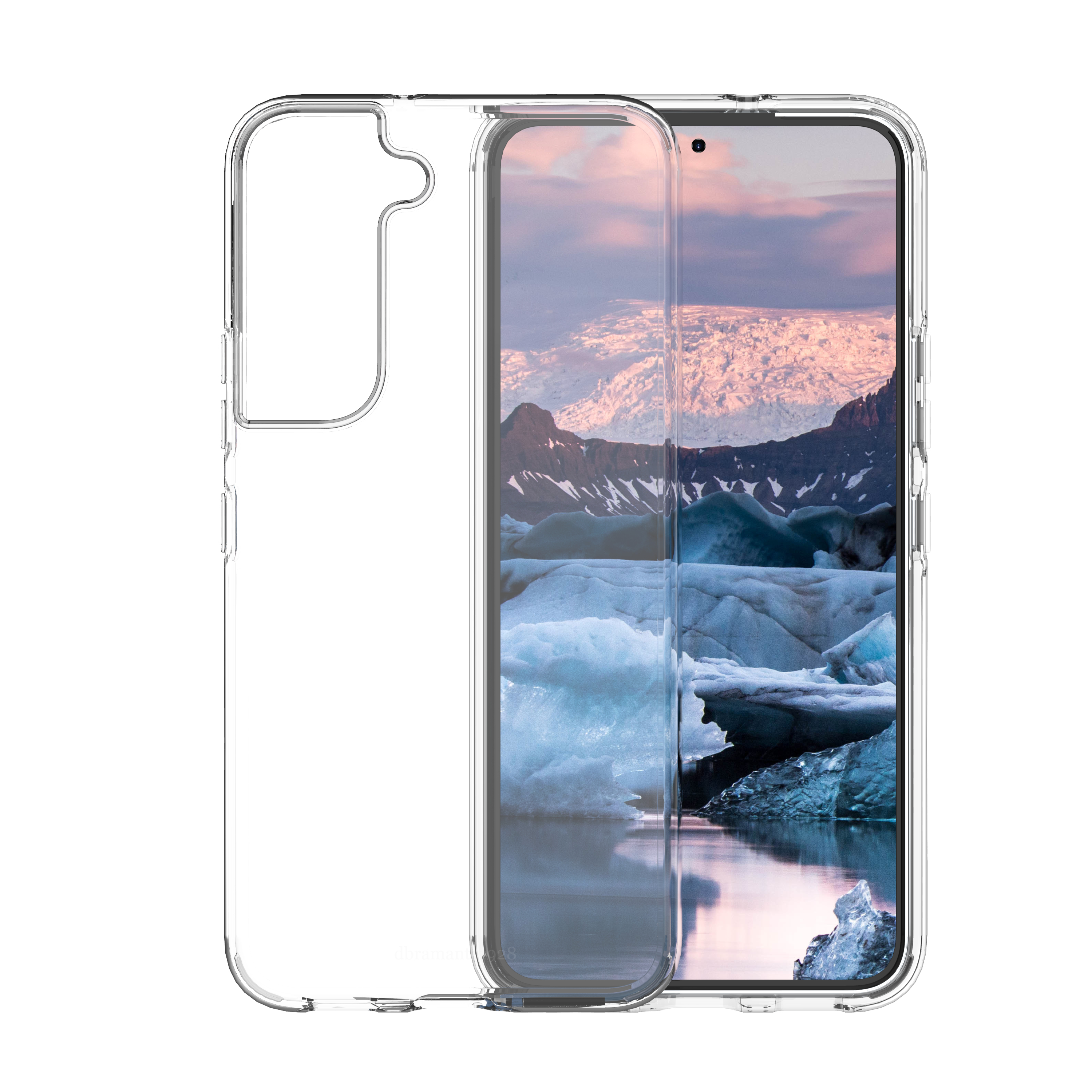 dbramante1928 Iceland Pro - Back cover for mobile phone - MagSafe compatibility - recycled plastic - clear - for Samsung Galaxy S22+