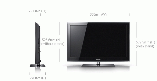 Samsung LE-32B550A5WXZG TV – image 4