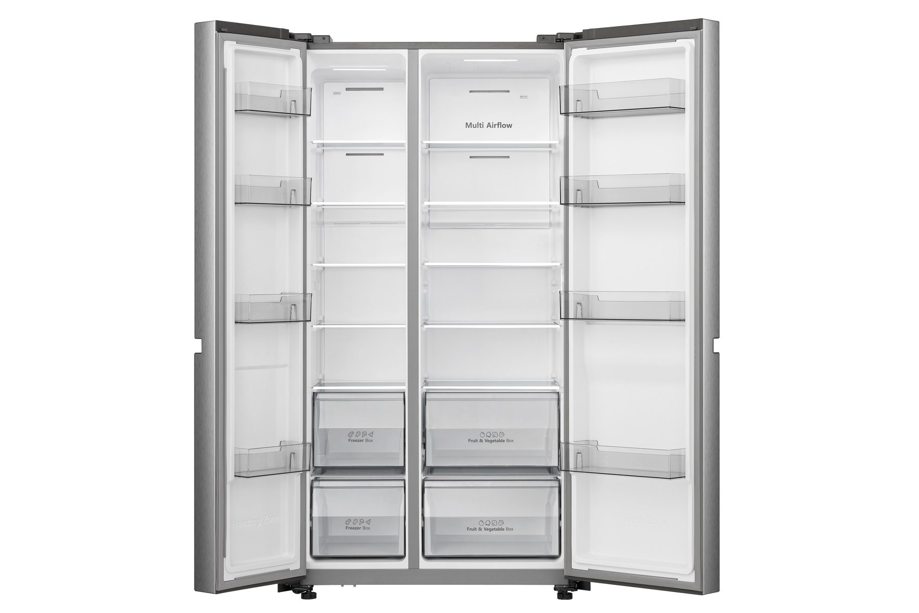 Hisense RS840N4ACF side-by-side refrigerator Freestanding – image 2