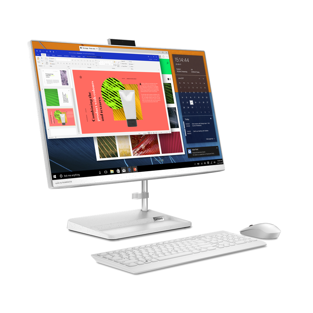 Lenovo IdeaCentre AIO 3 24ITL6 Intel® Core™ i3 i3-1115G4 60.5 cm (23.8″) 1920 x 1080 pixels All-in-One PC 8 GB DDR4-SDRAM 512 GB SSD Wi-Fi 6 (802.11ax) White image 2