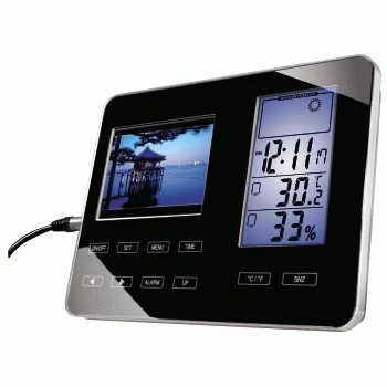 Hama Digital Photo Frame with weather station – image 3