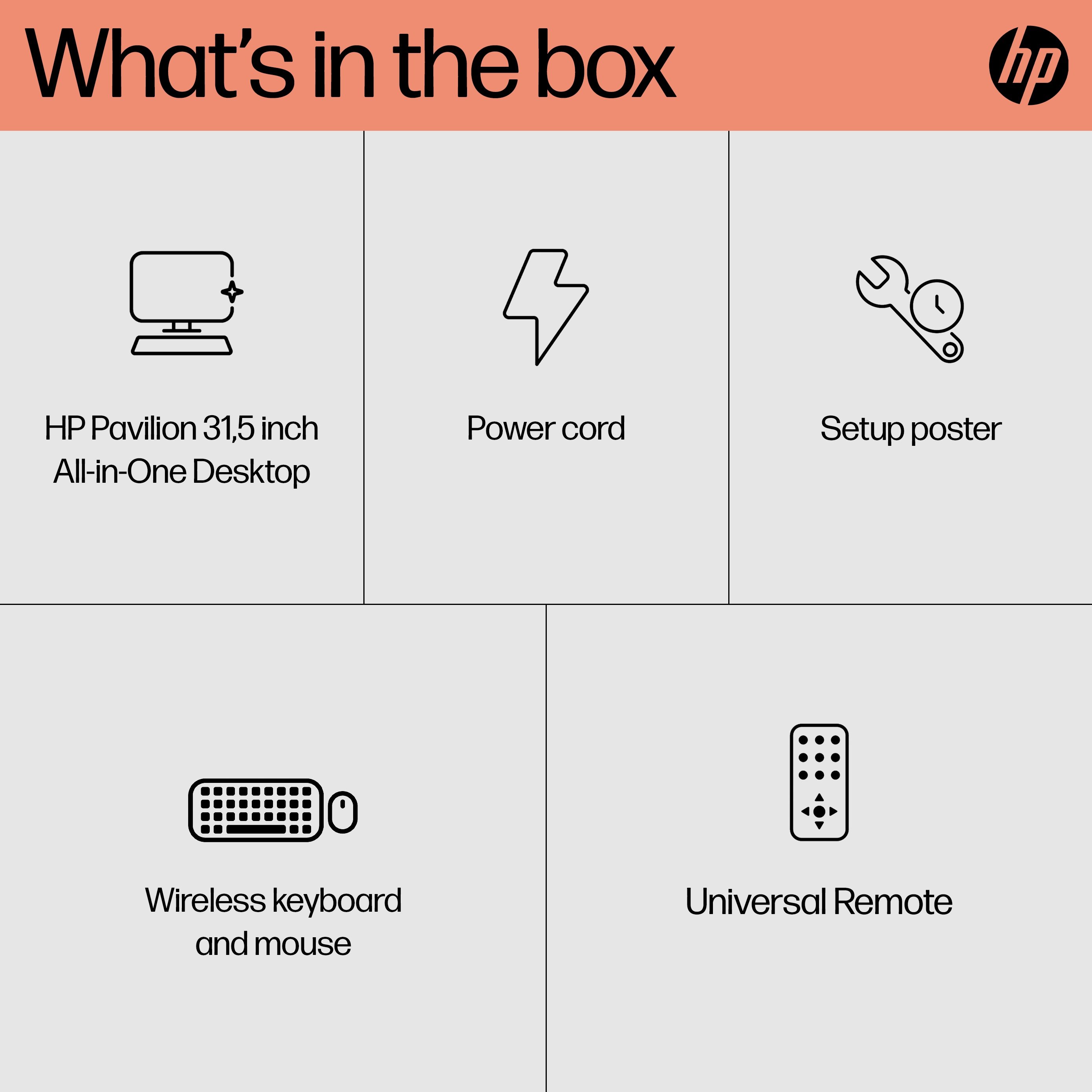 HP Pavilion 32 -b0009na Intel® Core™ i5 i5-12400T 80 cm (31.5″) 3840 x 2160 pixels All-in-One PC 8 GB DDR4-SDRAM 512 GB SSD NVIDIA® GeForce® GTX 1650 Windows 11 Home Wi-Fi 6 (802.11ax) Black image 16