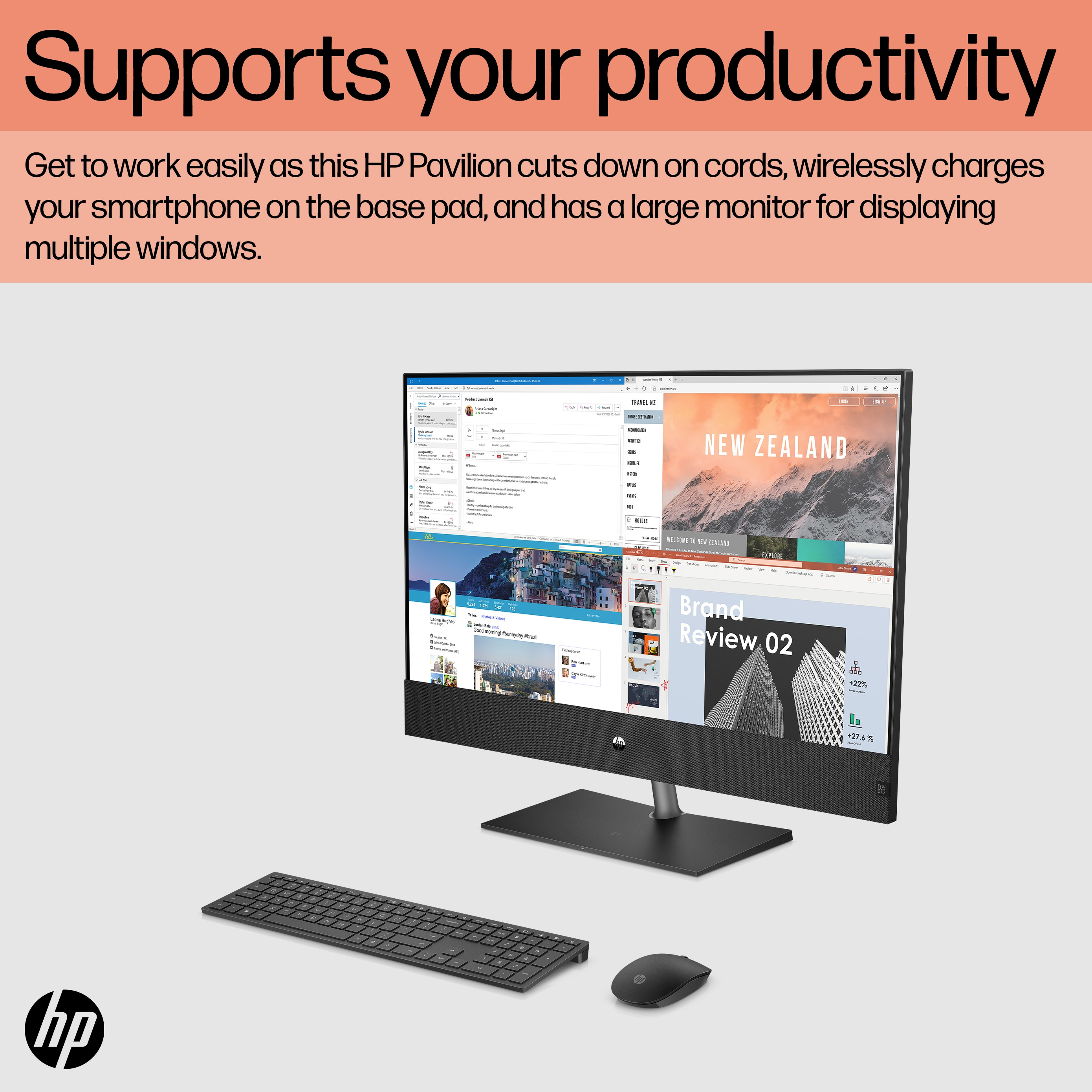 HP Pavilion 32 -b0009na Intel® Core™ i5 i5-12400T 80 cm (31.5″) 3840 x 2160 pixels All-in-One PC 8 GB DDR4-SDRAM 512 GB SSD NVIDIA® GeForce® GTX 1650 Windows 11 Home Wi-Fi 6 (802.11ax) Black image 14