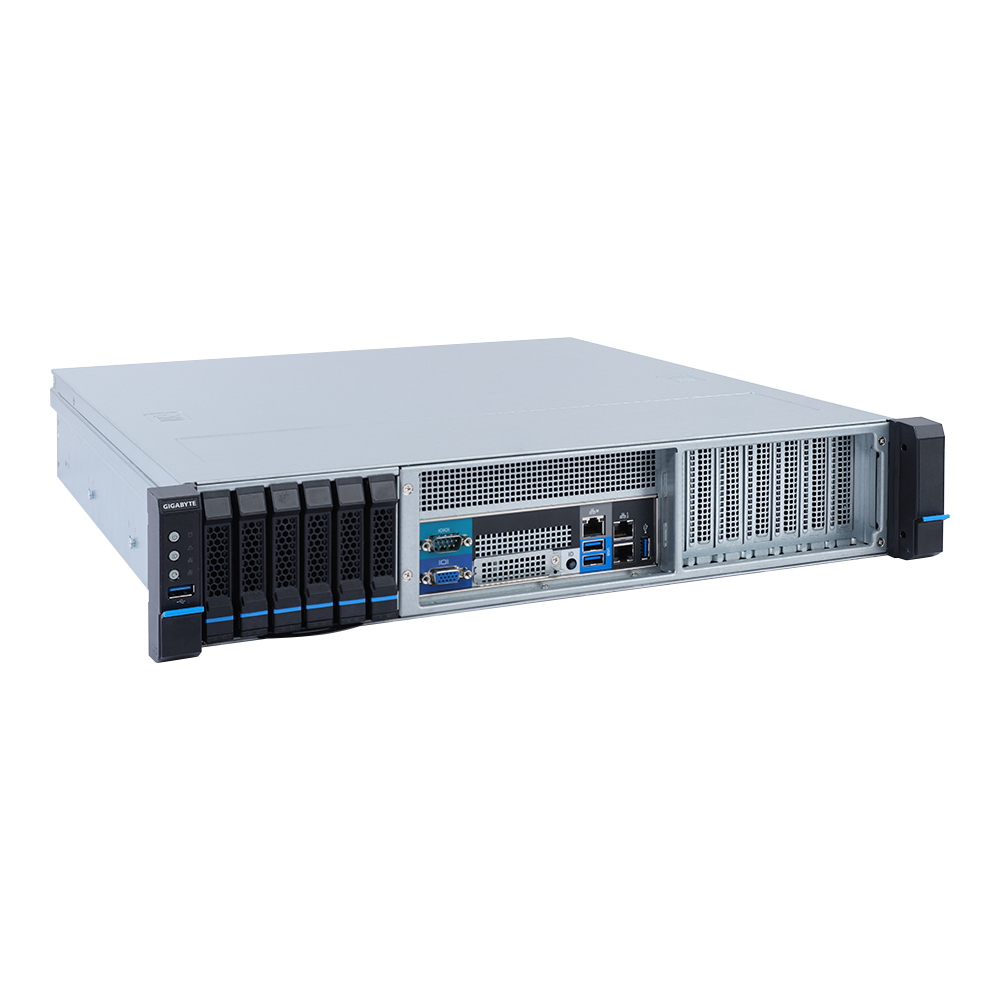 Gigabyte E252-P31 Intel® SoC Rack (2U) Svart