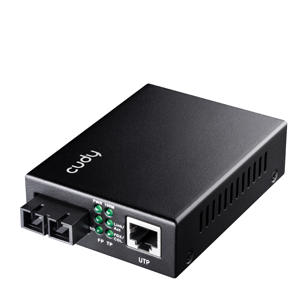Cudy MC100MA-2 network media converter 1000 Mbit/s 1310 nm Multi-mode Black – image 1