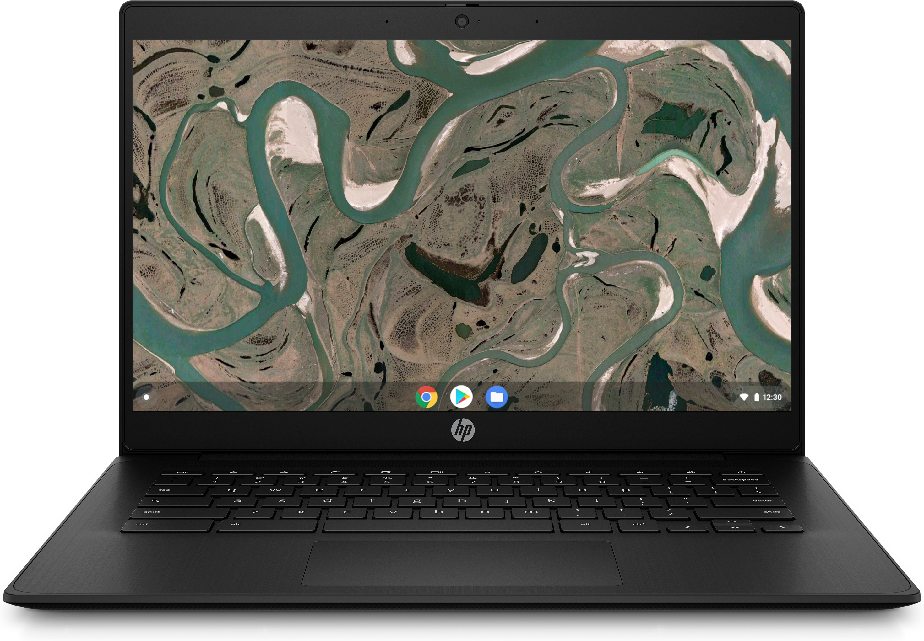 HP Chromebook 14 G7 35,6 cm (14') Full HD Intel® Celeron® N5100 8 GB LPDDR4x-SDRAM 64 GB eMMC Wi-Fi 6 (802.11ax) ChromeOS Svart