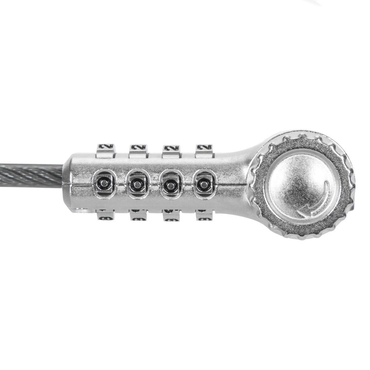 Targus ASP96RGLX. Product colour: Silver, Best uses: Monitor, Laptop, PC, Lock type: Combination lock. Cable length: 2 m, 