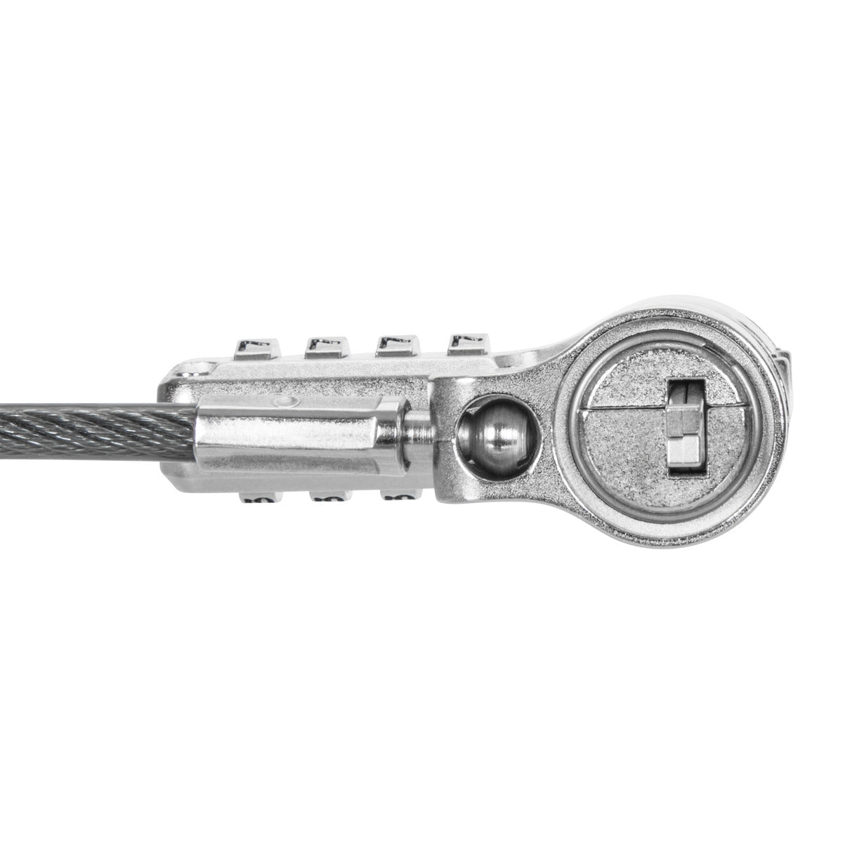 Targus ASP96RGLX. Product colour: Silver, Best uses: Monitor, Laptop, PC, Lock type: Combination lock. Cable length: 2 m, 