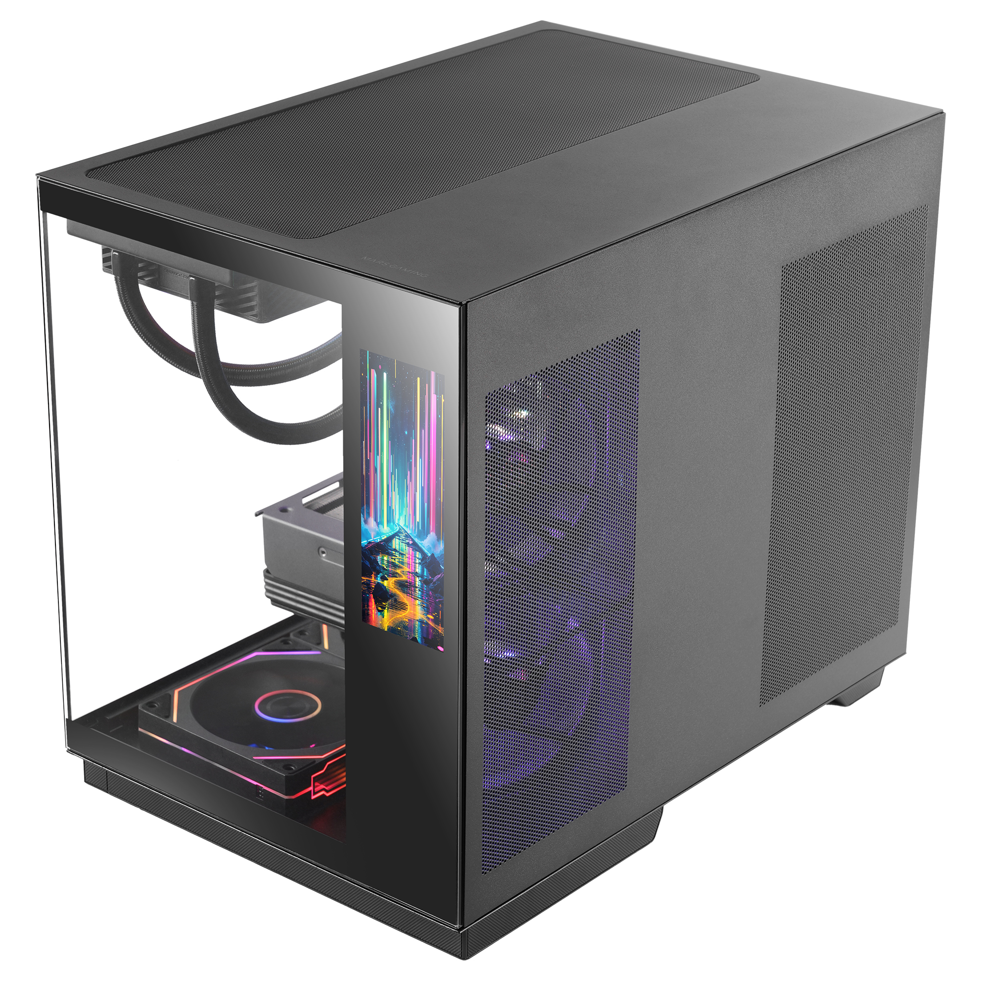 Mars Gaming MCMIRAGE computer case Midi Tower Black – image 3