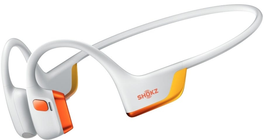 SHOKZ OpenRun Pro 2 Auricolare Wireless A clip Sport Bluetooth Arancione Bianco