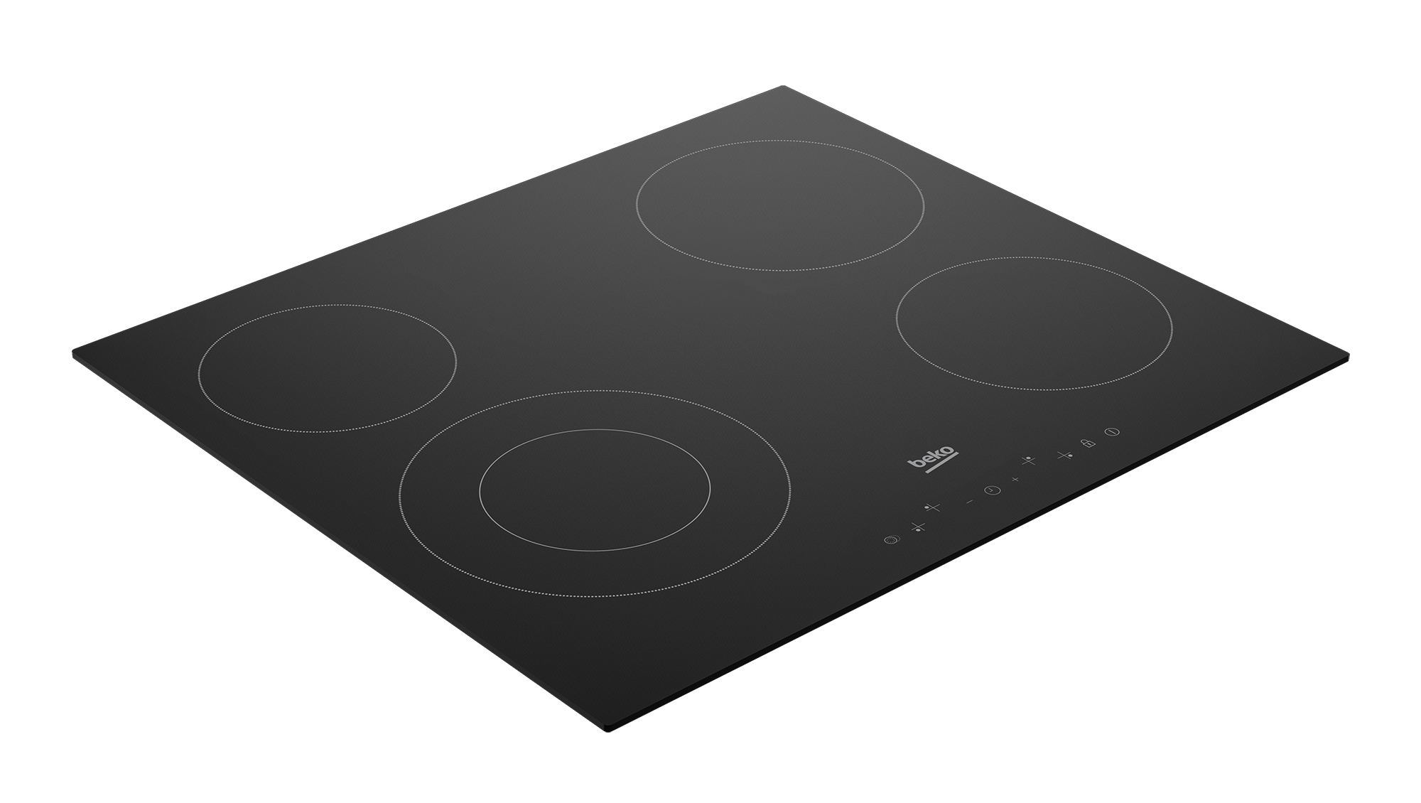 Beko HIC64402E hob Black Built-in