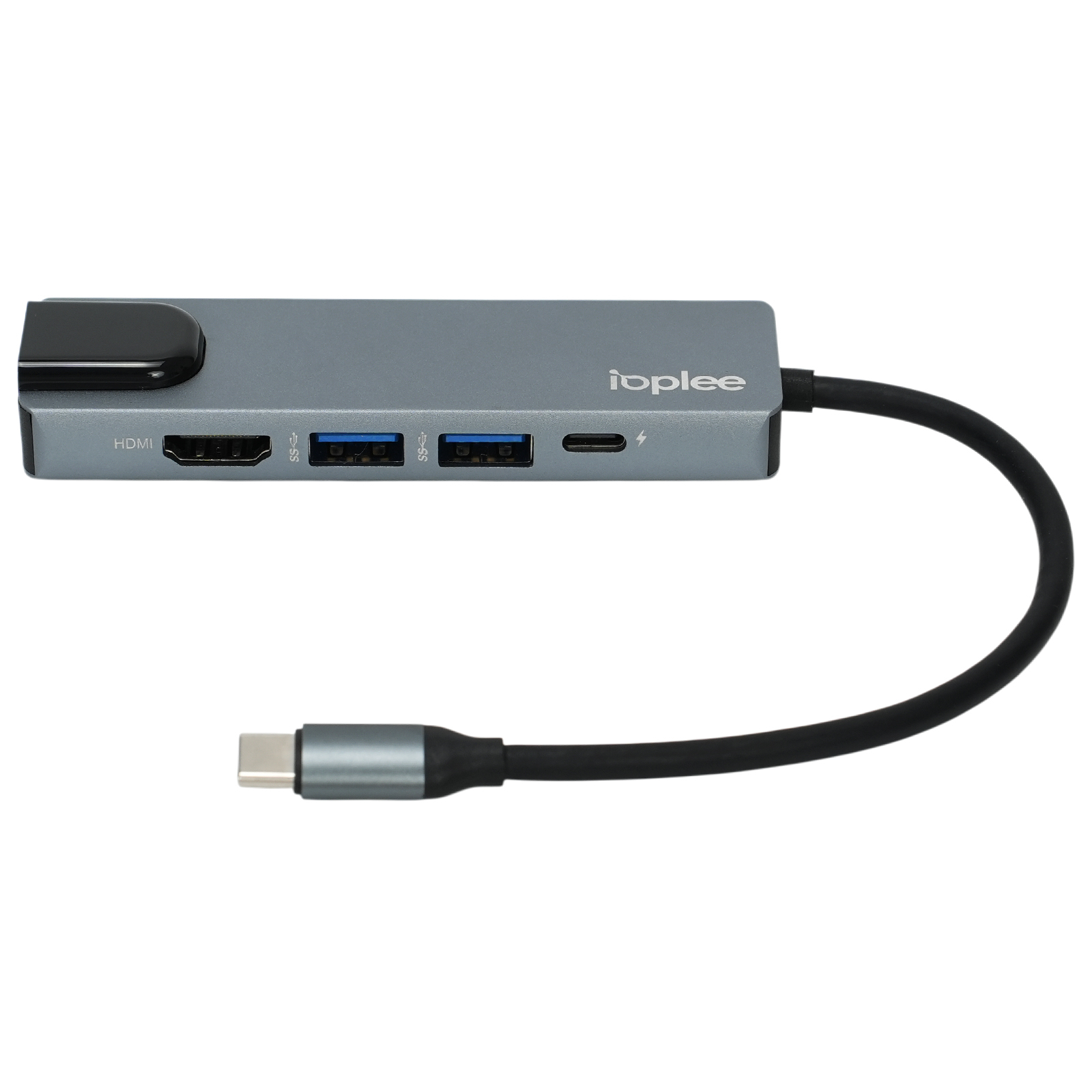 IOPLEE IOPEXTHE5IN1604 interface hub USB Type-C Grey – image 3