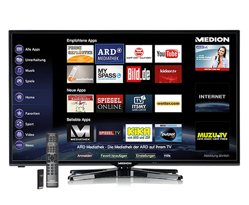 MEDION P17098 106.7 cm (42") Full HD Smart TV Black 300 cd/m² – image 3