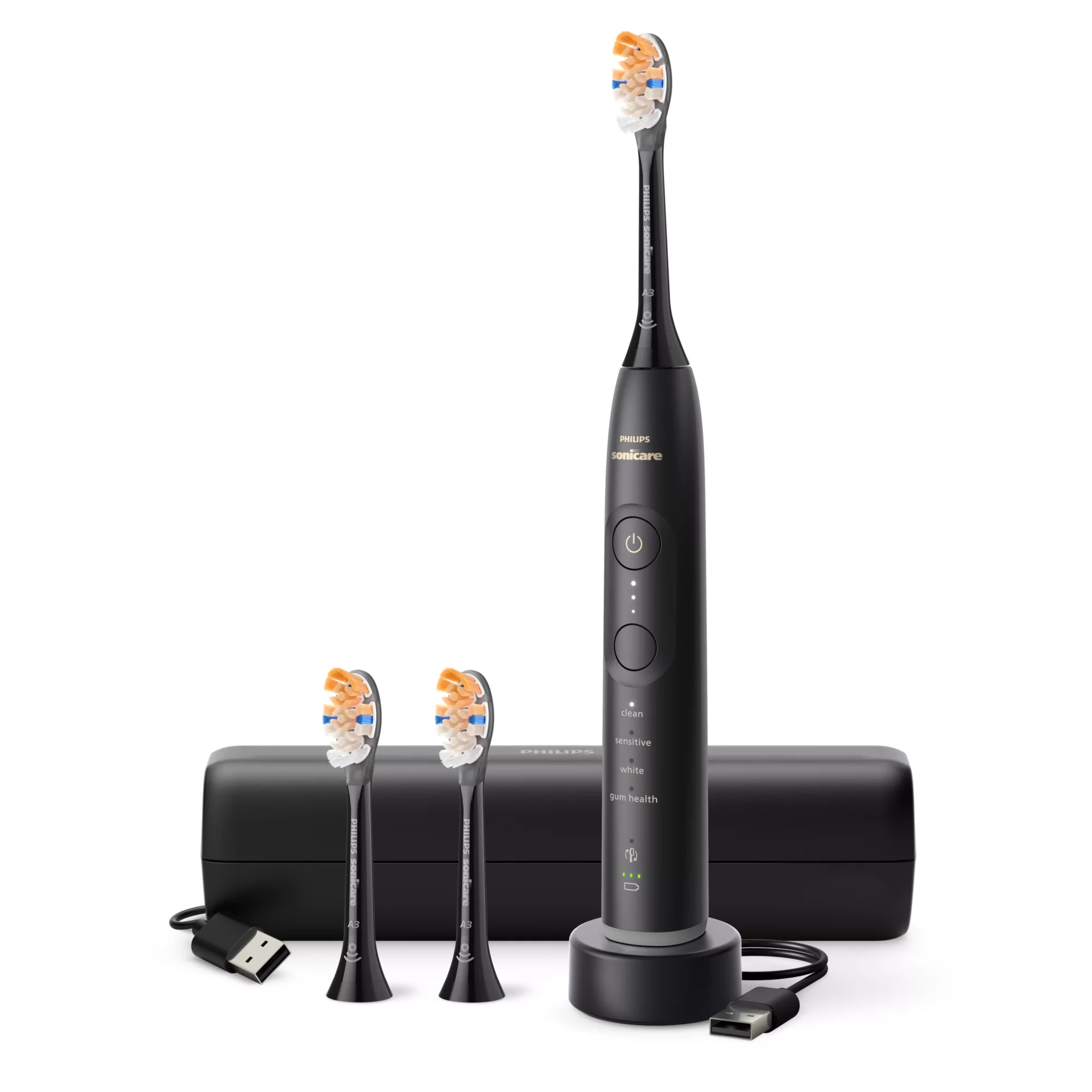 Philips HX7421/07 electric toothbrush Adult Sonic toothbrush Black – image 1