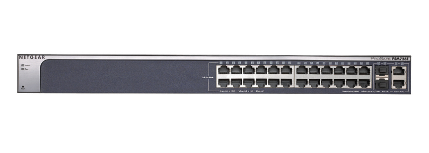 NETGEAR FSM726E-100AUS network switch Silver