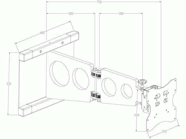 Multibrackets 7350022732230 TV mount/stand Black – image 5