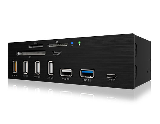 ICY BOX IB-867A card reader USB Internal Black – image 2