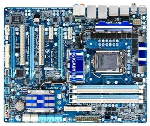 GIGABYTE GA-P55-UD5 motherboard LGA 1156 (Socket H) ATX – image 1
