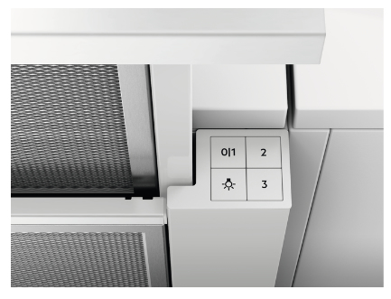 Electrolux DAL5536WE Built-under White 610 m³/h – image 2