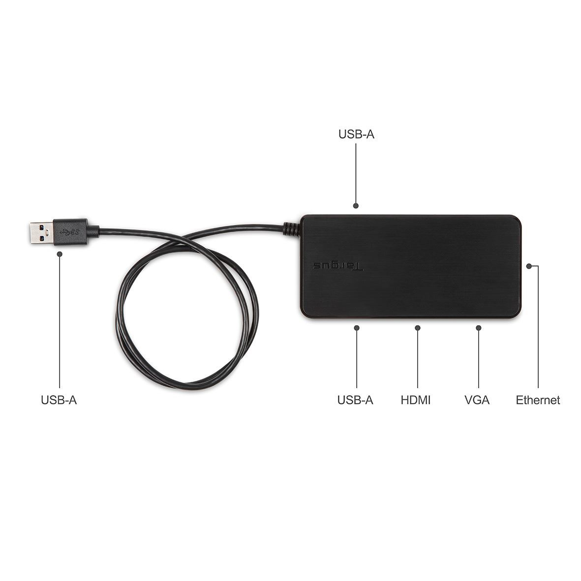 Targus ACP115EUZ laptop dock/port replicator Wired USB 3.2 Gen 1 (3.1 Gen 1) Type-A Black – image 4