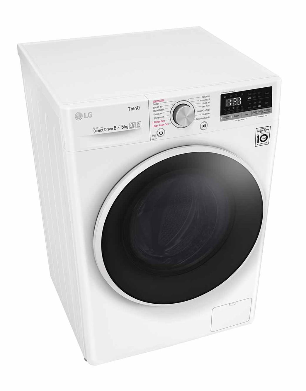LG F4DT408AIDD washer dryer Freestanding Front-load White – image 8