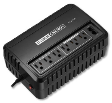 CyberPower OM500A uninterruptible power supply (UPS) Line-Interactive 0.5 kVA 6 AC outlet(s)