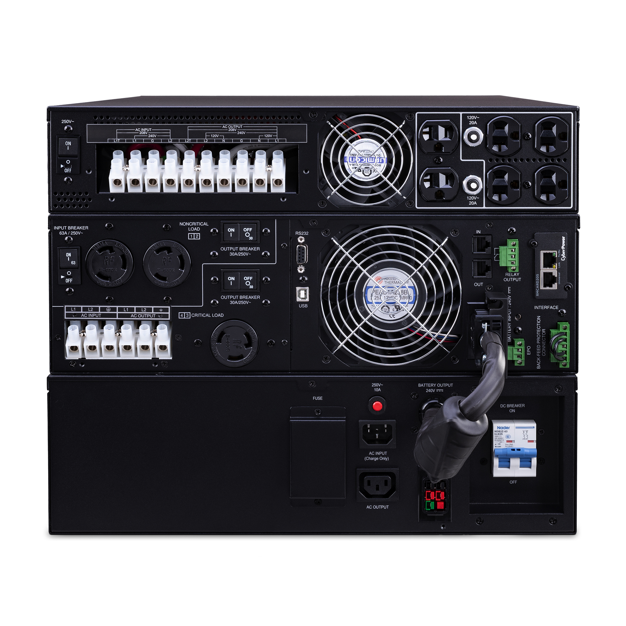 CyberPower OL8KRTF uninterruptible power supply (UPS) Double-conversion (Online) 8 kVA – image 4