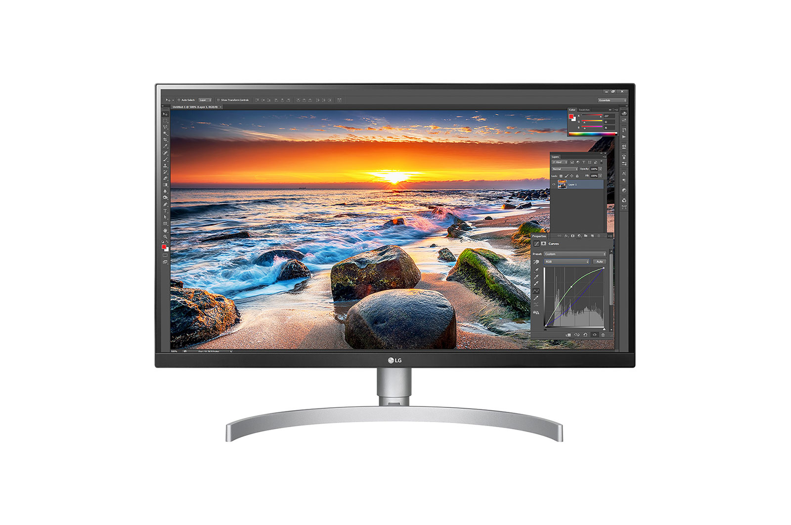 LG 27UL850-W computer monitor – image 1