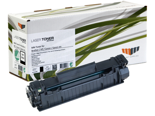 MM Black Laser Toner - HP 36A High capacity (CB436A) - For HP LaserJet
