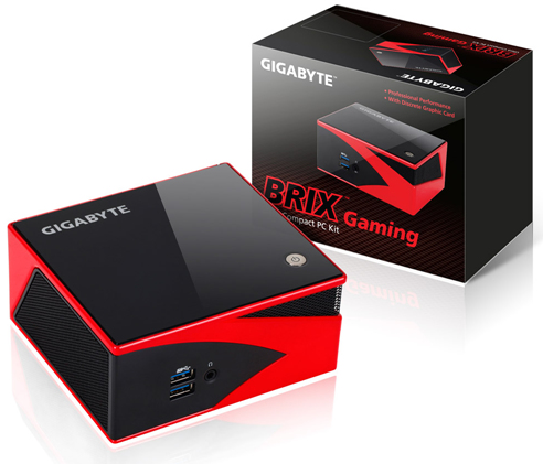 GIGABYTE GB-BXA8G-8890 PC/workstation barebone USFF Black, Red A8-5557M Socket FP2 (µBGA-827) – image 5