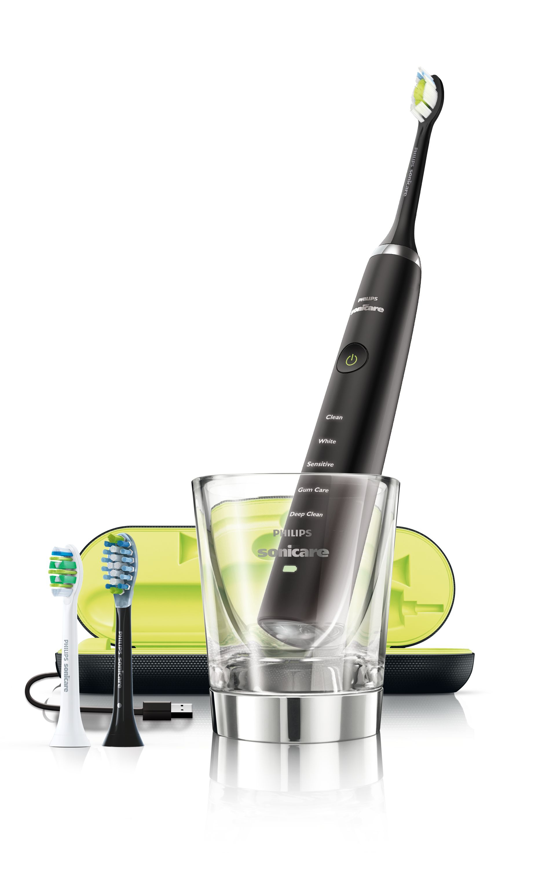 Philips Sonicare DiamondClean HX9352/10 electric toothbrush Adult Sonic toothbrush Black – image 1