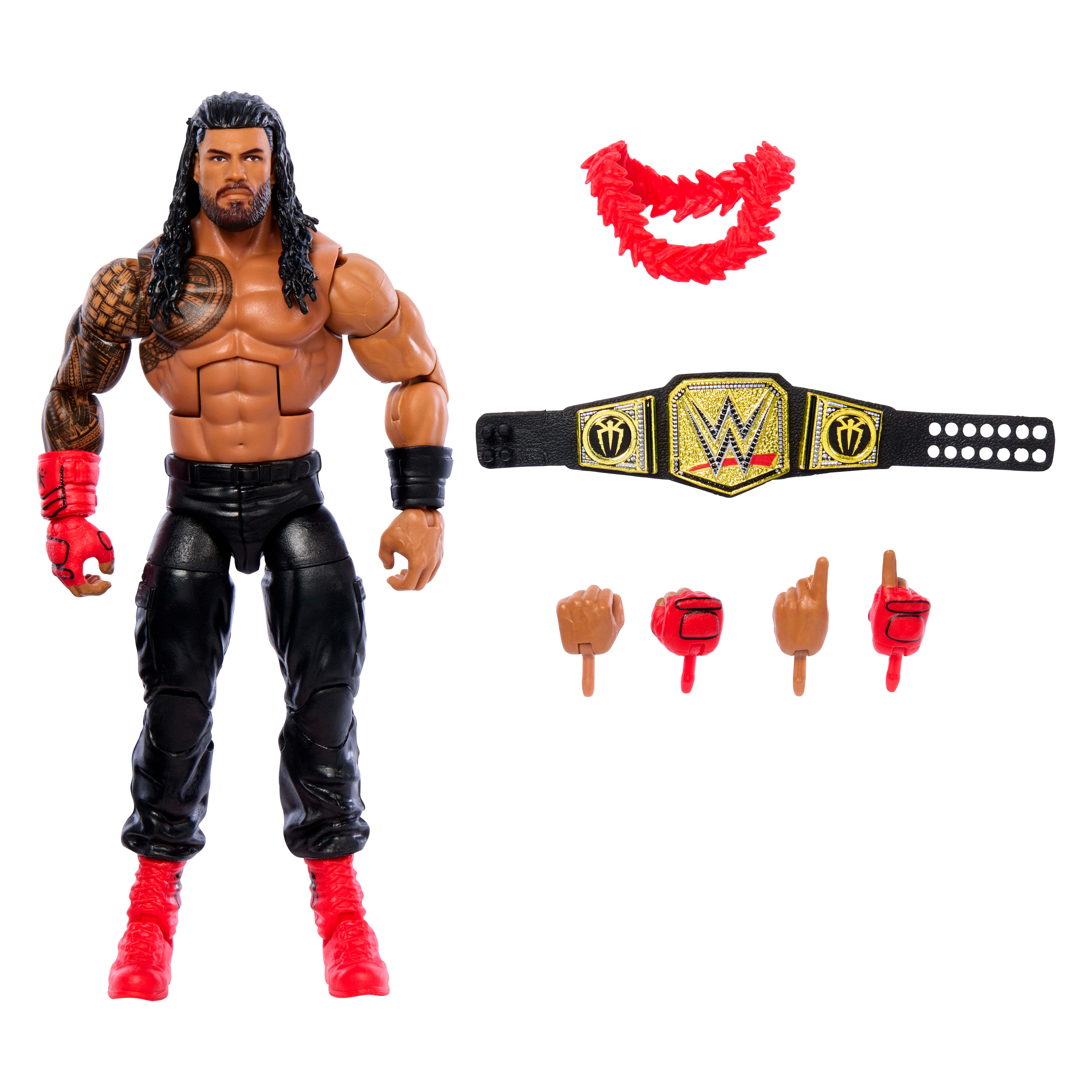 عکس اکشن فیگور متل WWE رومن رینز JCJ38، پلاستیک چند رنگ، ۶ اینچ