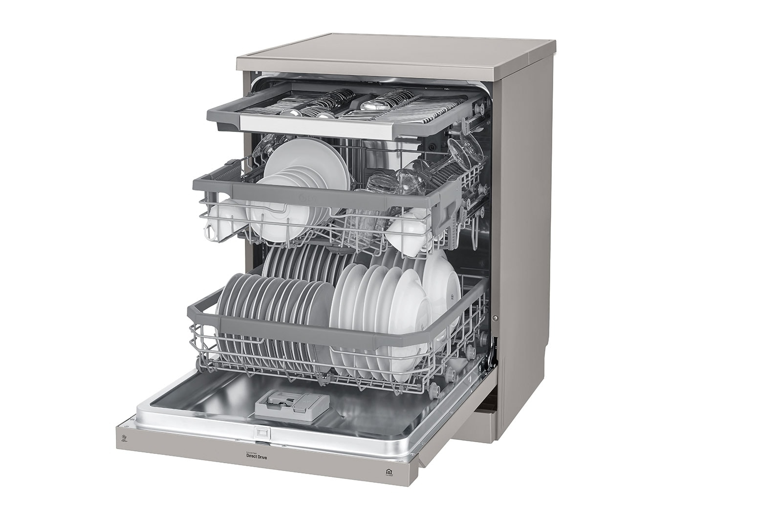 LG DF325FPS dishwasher Freestanding 14 place settings – image 8