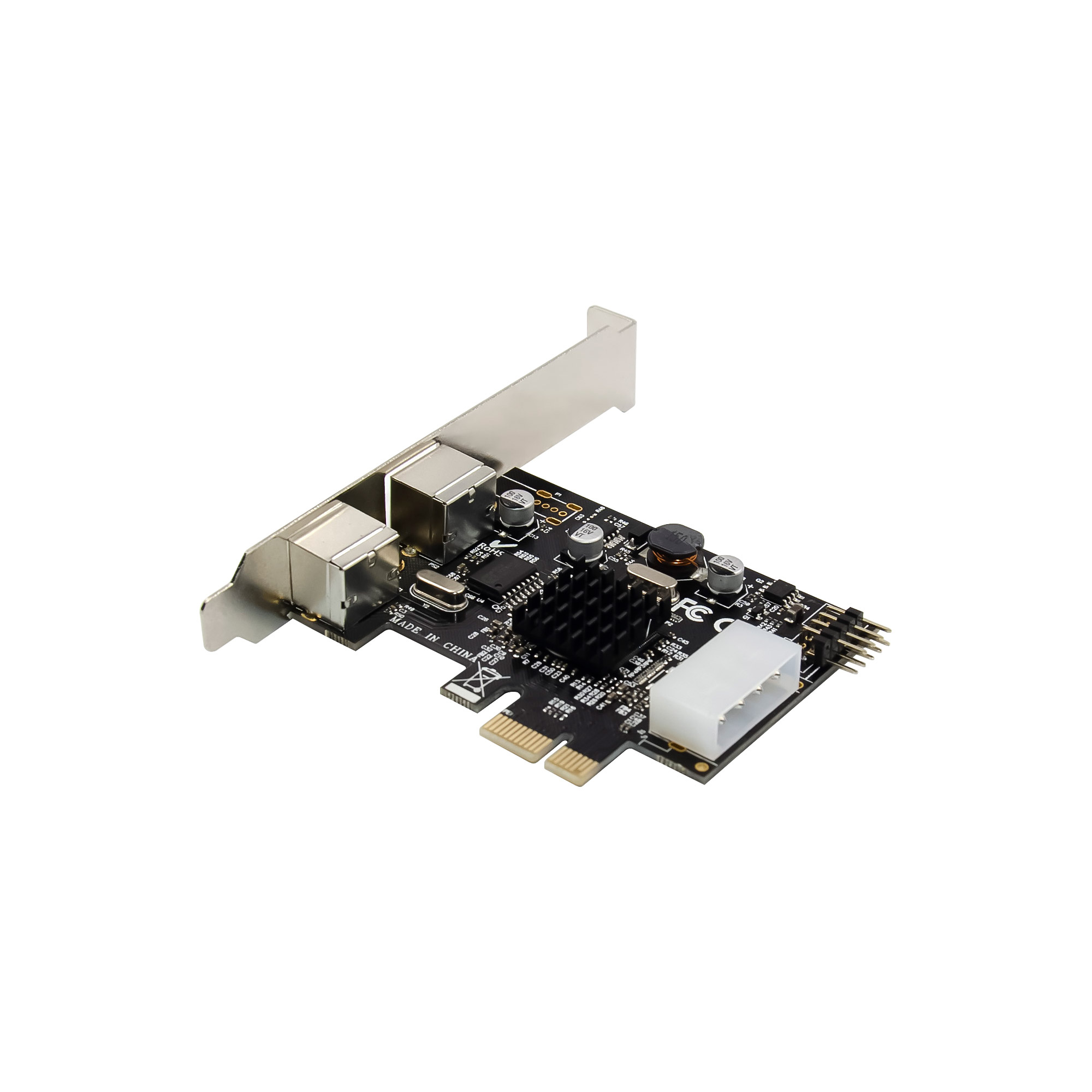 InLine Interface Card, 2x PS/2, USB header connector, PCIe (PCI-Express) – image 2