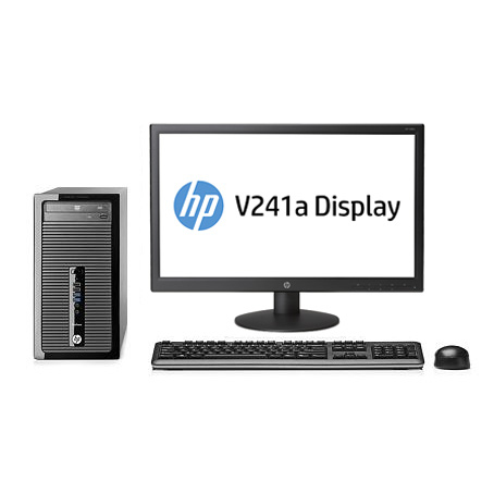 HP 400 G1 MT + V241a – image 1