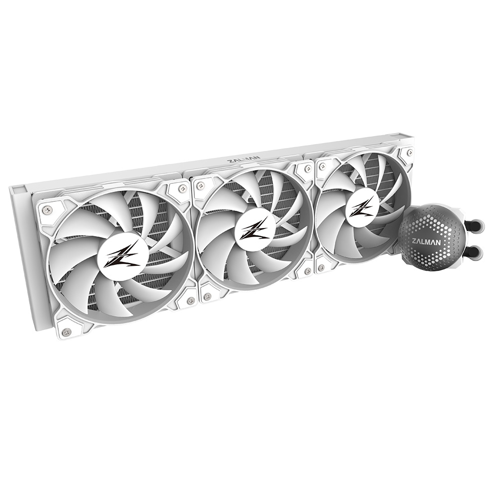Zalman ALPHA36 White CPU Liquid Cooler 360mm Radiator 3 x 120 mm Fan ARGB pump Dual Processor All-in-one liquid cooler 12 cm image 2
