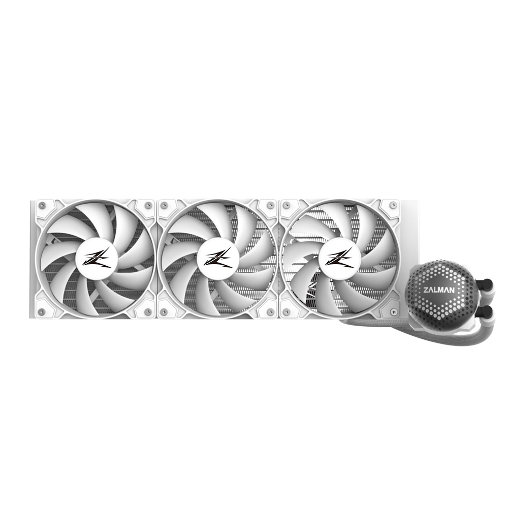 Zalman ALPHA36 White CPU Liquid Cooler 360mm Radiator 3 x 120 mm Fan ARGB pump Dual Processor All-in-one liquid cooler 12 cm image 3