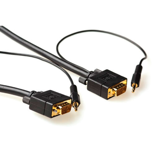 ACT 7 metre High Performance VGA + Audio connection cable male-male
