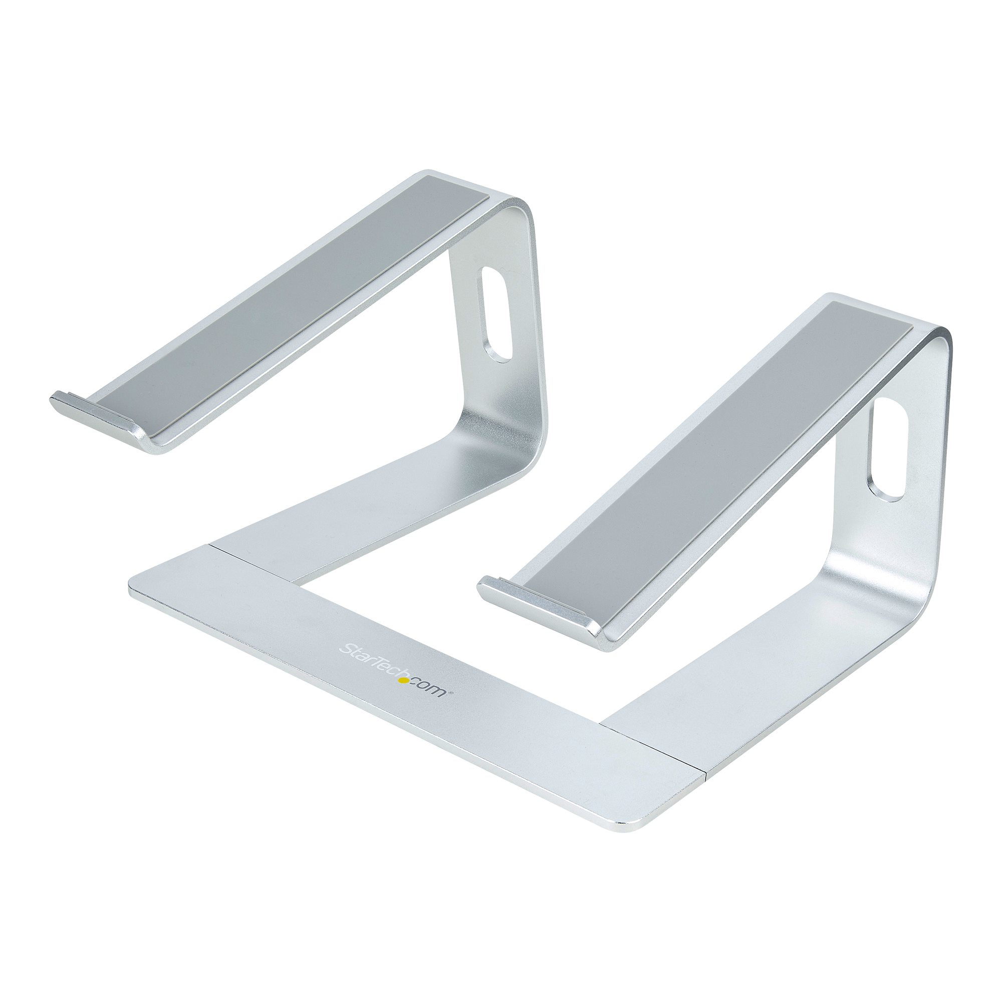 StarTech.com Laptop Stand for Desk 5kg 11lb Silver Ergonomic Riser LAPTOP-STAND-SILVER